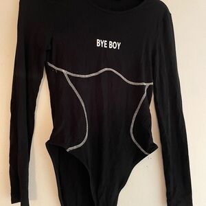 Shein boy bye bodysuit size small